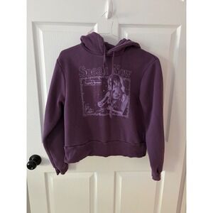 Taylor Swift Speak Now Taylors Version Purple Graphic Hoodie Small